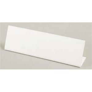 つくし工房 安全標識 DR-69 『白無地』 卓上L型プレート 75×230×42mm アクリルホワ...