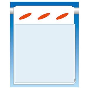 つくし工房 安全標識 SK-905 透明ポケット付つるしん坊 片面タイプ(横差込み) A4タテ・ヨコ...