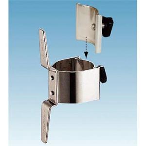 つくし工房 安全標識 SP-18 φ48.6単管用 クリート(ロープ止め金具) φ149 ステンレス