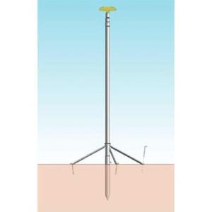 つくし工房 安全標識 SP-80 スカイポール(アルミ合金製) 全長7535?1816mm 継ぎ本数...