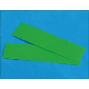 つくし工房 安全標識 TP-69G 蛍光反射テープ グリーン チェーンスタンド用ｖ 50×180mm...