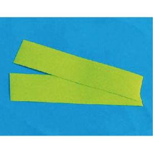 つくし工房 安全標識 TP-69LY 蛍光反射テープ ライムイエロー チェーンスタンド用 2枚1組 ...