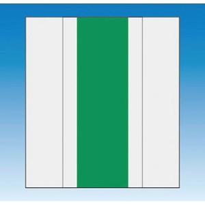 つくし工房 安全標識 TY-201GM 『無地』 資格者表示ゼッケン グリーン/前面胸部用