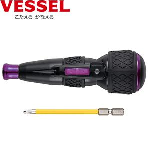 ベッセル 電ドラボール 限定色 220USB-1P(パープル) 電動×手動ドライバー