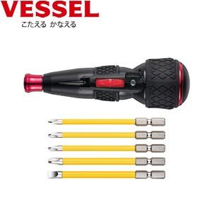 VESSEL電動×手動220USB(DriverBit×5pcs.) VESSEL（工具） ベッセル VESSEL 電ドラボール 220USB-5 ビット5