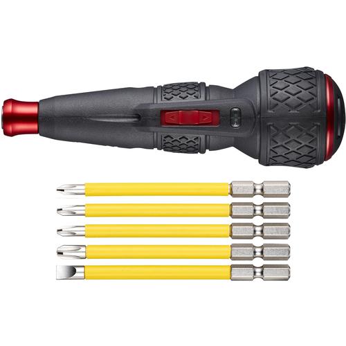 VESSEL(ベッセル) 電ドラボール2 ビット5本付  220USBC-5 電動×手動ドライバー ...