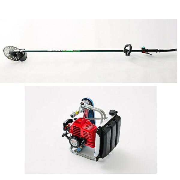 山田機械工業 (ビーバー) 背負式刈払機 刃角度固定式棹(カーボン)  (桿：GTCRT/エンジン：...