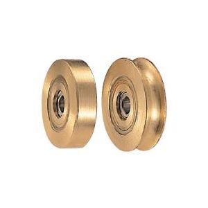 ヨコヅナ ベアリング入 真鍮車 車のみ 60mm 平 1156 1個
