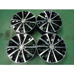 ★ノア・ヴォクシー・エスクァイヤ★EXPLORER　7J×17　+48　114.3/5　ブラック＆ポリッシュ★