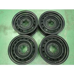 【TOYOTA】200系 ハイエース純正 （鉄）　6J-15　+35　139.7/6　中古ホイール4...