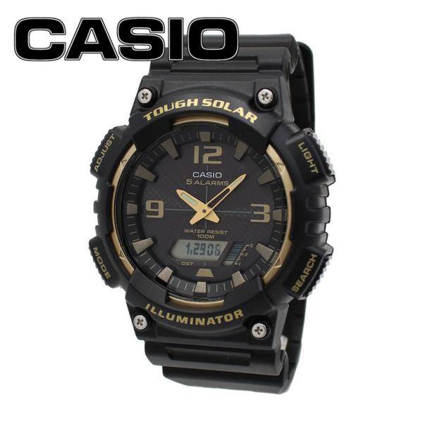 【BOXなし】カシオ CASIO STANDARD スタンダード タフソーラー メンズ腕時計 AQ-...