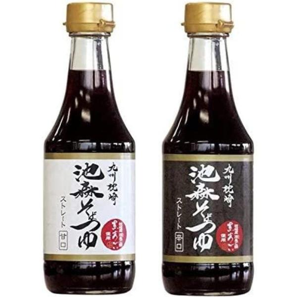 池森そば そばつゆ 300ml 甘口×1本、辛口×1本の2本セット 九州枕崎 蕎麦つゆ 蕎麦 池森秀...