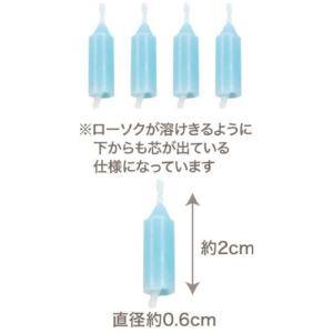 東京ローソク製造 カラーキャンドル ブルーの詳細画像1