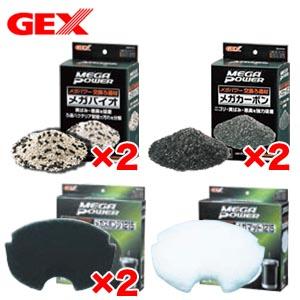 GEX (アクアリウム 用品)GEX メガパワー 9012用 交換ろ材セット