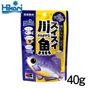 (アクアリウム 用品)キョーリン　ひかり　飼育教材シリーズ　スイスイ川魚　40g　餌/えさ/エサ/観賞魚/餌やり