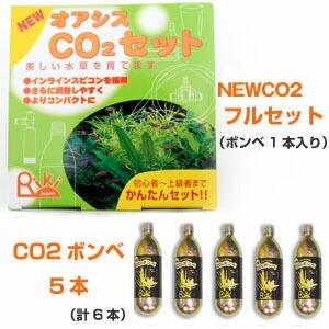 リキジャパン NEWオアシスCO2セット 水草育成 二酸化炭素 フルセット