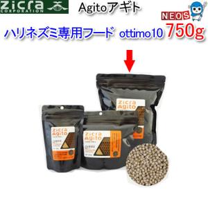 (小動物 用品)ジクラ　アギト　ハリネズミ専用フード　ottimo10　750g　おやつ/餌/えさ/エサ/通販/販売/小動物｜fish-y