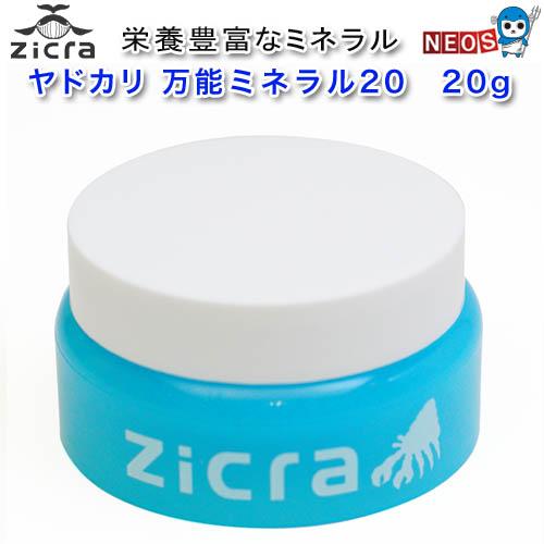 (爬虫類　用品)ジクラ　アギト　ヤドカリ万能ミネラル20　20g