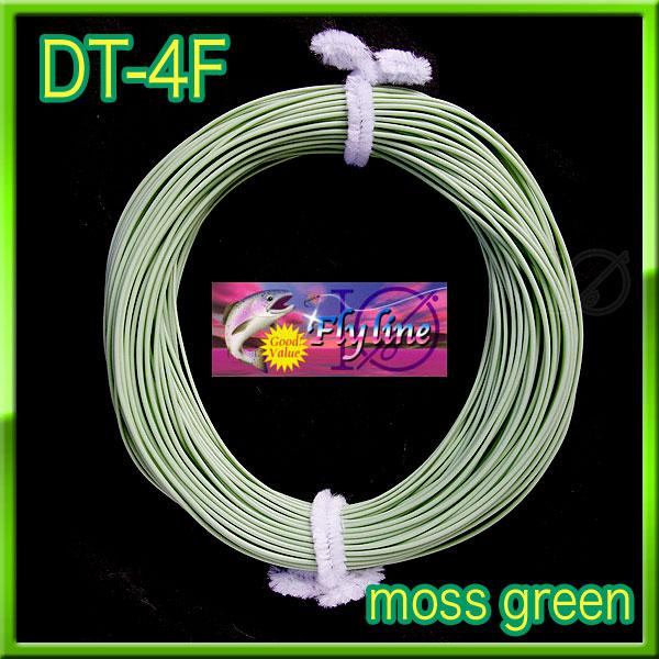 【イオ】フライライン DT-4F moss green フローティング 淡いグリーン