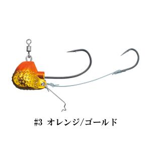 桜幻鯛テンヤTG 6号 #3 オレンジ/ゴールド｜fishing-iselect