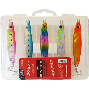 【未使用品含む】お買い得　メタルジグセット セール特価！メタルジグ 30g 激安 5個セット グローリーフィッシュ