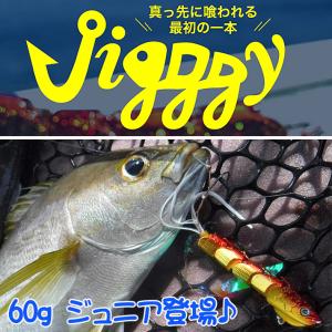 Jigggy ON THE BLUE タイラバ ライトジギング ルアー スーパーライトジギーＪｒ．60g ショア オフショア｜fishing-jack