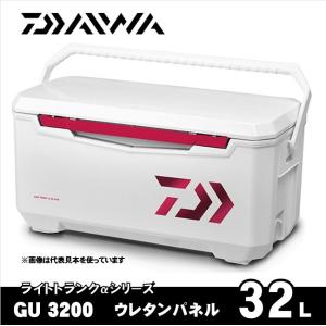 ダイワ クーラーボックス 32L ライトトランクα GU3200 レッド 【ウレタン】｜fishing-sagamiya