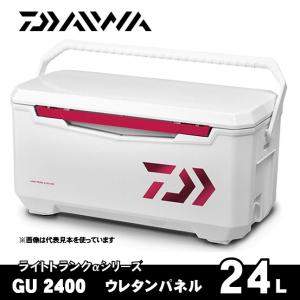 ダイワ クーラーボックス 24L ライトトランクα GU2400 レッド 【ウレタン】｜fishing-sagamiya