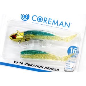 COREMAN コアマン VJ-16 VIBRATION JIGHEAD バイブレーションジグヘッド #044 GH/イワシゴールド