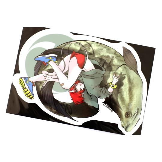 J-LikeProduct ジェイライクプロダクト フィッシュアート ステッカー #ライギョ