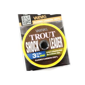 ★VARIVAS バリバス TROUT SHOCK LEADER トラウト ショックリーダー #3lb.(0.8号)★｜fishing-shop-jh