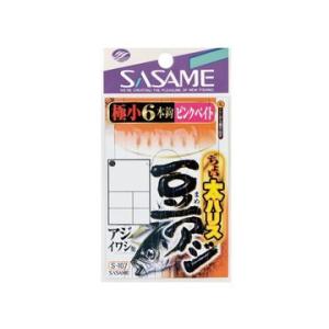 ささめ針(SASAME) S-107 ちょい太豆アジ ピンクベイト