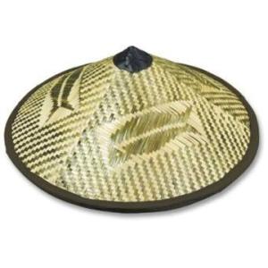 下野オリジナル（SHIMOTSUKE） 竹笠 (布付・鮎柄)