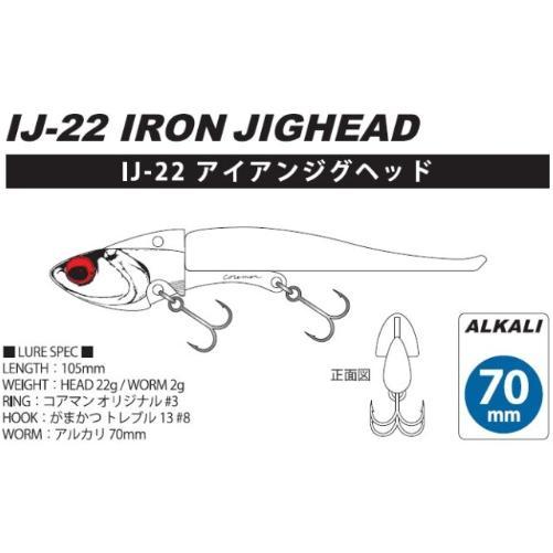 コアマン(COREMAN) ＩＪ−２２　アイアンジグヘッド　２２ｇ