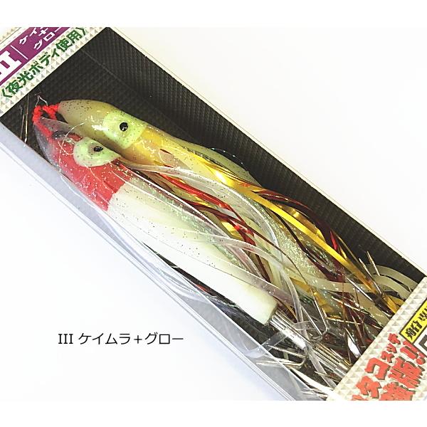 マルシン漁具 タコ抱くスッテ 5.5寸 #III ケイムラ＋グロー / 船タコスッテ