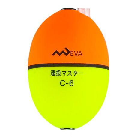 遠投カゴ・サビキウキ マルシン漁具 遠投マスターフロート C 6号 (置き配可 送料450円)