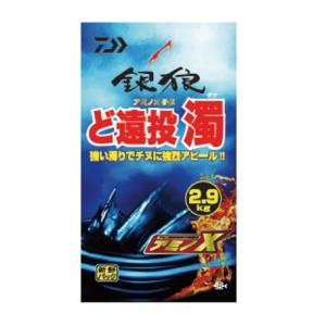 ダイワ 銀狼アミノXチヌ ど遠投 濁 1箱8袋入り / エサ / daiwa (+5)｜釣人館ますだヤフー店