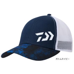 ダイワ 3Dロゴ ハーフメッシュキャップ DC-6624 ボトムネイビー フリーサイズ / 帽子 ウェア daiwa 釣具 (SP) (+5)