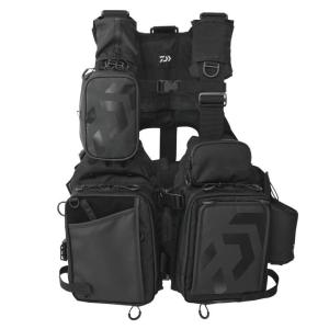 ダイワ ベンチクールエアーゲームベスト DF-6026 ジェットブラック フリーサイズ｜救命具 daiwa 釣具 (+5)