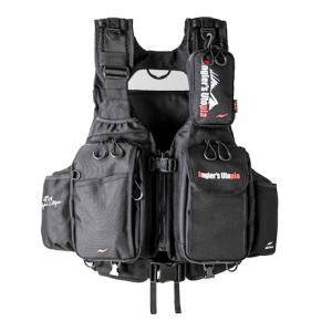 DAIWA（ダイワ） ショートフィッシングベスト DV-3025 ブラック L