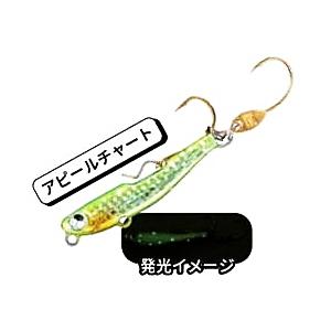 ルーディーズ 魚子メタル貫き 5g #アピールチャート / マイクロメタル ルアー 釣具 メール便可