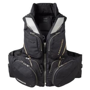 シマノ リミテッドプロ フローティングベスト 枕付 VF-130W リミテッドブラック XLサイズ / 救命具 / shimano / 釣具 (SP) (+5)