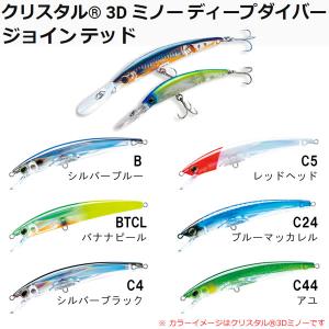 デュエル クリスタル 3D ミノー ディープダイバー ジョインテッド 130mm フローティング (シーバス ルアー) ゆうパケット可｜fishing-you