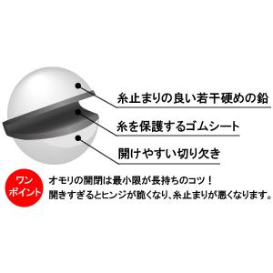 ヤマワ ゴム張ガン玉 ハードタイプ (ガン玉・...の詳細画像1