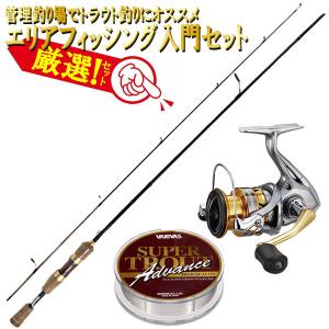 アンロック トラウト シマノ 17セドナ +ライン エリアトラウト入門 3点セット (釣り竿) (釣り具）｜fishing-you