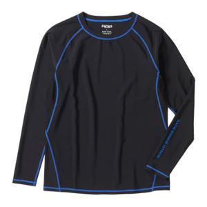 リバレイ RBB クールラッシュガード ブラック/ブルー #7520