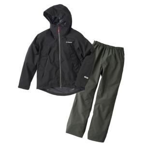 リバレイ RL コンフォータブルレインスーツ ブラック #6431