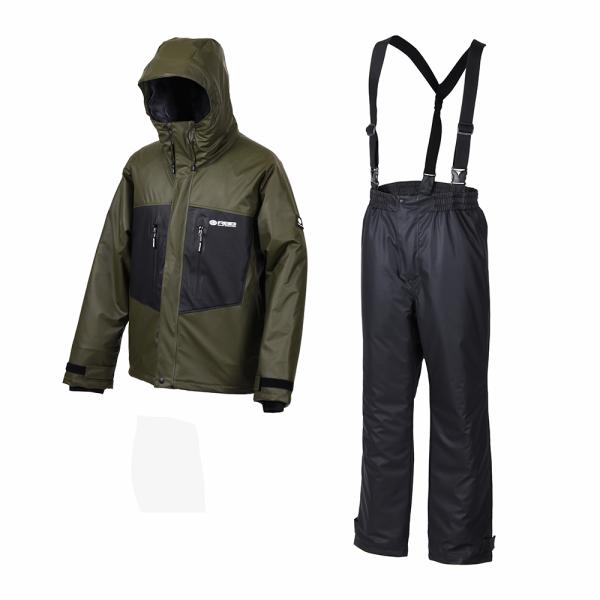 リバレイ RBBフィッシャーマンウィンタースーツ2 オリーブ #7782 (防寒着 上下セット 釣り...