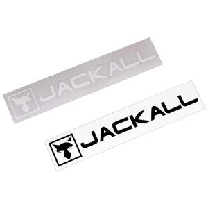 JACKALL（ジャッカル） ロゴステッカー ホワイト : Japan Bass Tackle