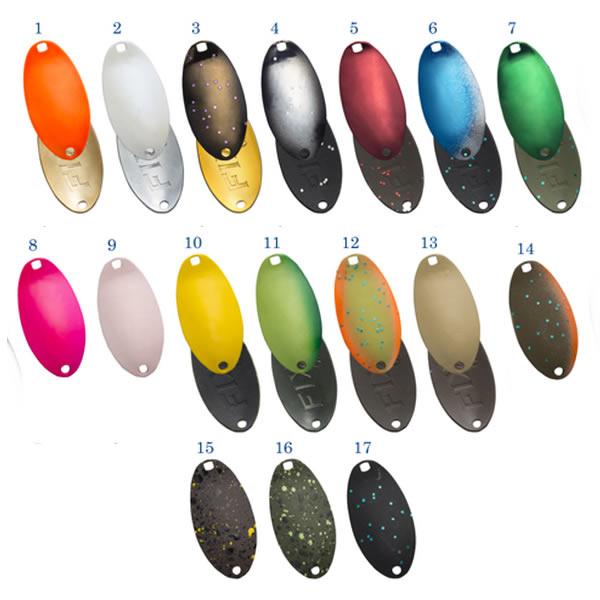 【全17色】 フォレスト フィックスマッチ 0.7g (スプーン スピナー トラウトルアー) ゆうパ...